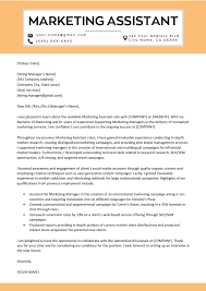 Marketing Assistant Cover Letter Sample Tips Resume Genius Marketing Cover Letter Job Cover Letter Cover Letter Sample