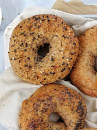 Most low carb bagels contain huge amounts of extra fat and calories to make them taste good. Quick Easy 2 Ingredient Whole Wheat Bagels Hayl S Kitchen