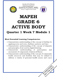 Just 12 weeks of passive stretching can help the vascular system and improve blood flow, according. Mapeh 6 Q1 W7 Mod7 Pdf Health Professional Physical Examination