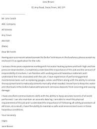 Resumes, cover letters and job applications. Boiler Technician Cover Letter Example For Job Applications Learnist Org