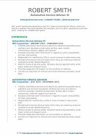 A service advisor is a liaison between service technicians and customers in a car dealership. Automotive Service Advisor Resume Samples Qwikresume