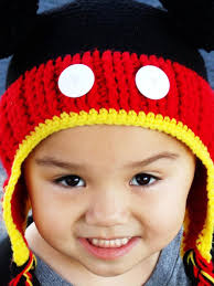 Crochet mickey mouse hat new arrivals