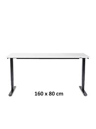 Die tischplatte kann in der gewünschten höhe montiert werden, da die beine zwischen 65 und 85 cm verstellbar sind. Gk18 T Tisch Schreibtisch 180x80