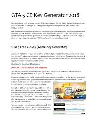 Gta 5 (grand theft auto) full version 100% serial key. Gta 5 Cd Key Generator Keygen 2018