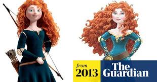 Belle rapunzel elena (of avalor) megara jane wendy darling meridas mother sofia the first is honary anitra (orange) adella (yellow) and aquata (blue) vanessa/ursala isn't eric's wife, but she was tritions sister in the first draft (there was a son. Brave Director Criticises Disney S Sexualised Princess Merida Redesign Movies The Guardian