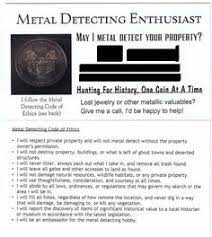 Ask for permission to metal detect. 9 Mding Business Cards Ideas Metal Detecting Cards Business Cards