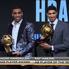 الأهلي بطل أفريقيا ينافس على جائزة جلوب سوكر لأفضل ناد في القرن. Ø£ÙØ¶Ù„ Ù„Ø§Ø¹Ø¨ ÙˆØ£ÙØ¶Ù„ Ù„Ø§Ø¹Ø¨ Ø´Ø§Ø¨ ØªØªÙˆÙŠØ¬ Ø­Ù…Ø¯ Ø§Ù„Ù„Ù‡ ÙˆØ­ÙƒÙŠÙ…ÙŠ Ø¨Ø¬Ø§Ø¦Ø²Ø© Ø¬Ù„ÙˆØ¨ Ø³ÙˆÙƒØ± ÙƒÙŠÙØ§Ø´