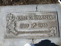 Orlando Clement “Ollie” Sprenkle (1898-1988)