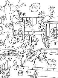 These coloring pages of animals in a zoo have lots of coloring pages of wild animals to make learning about zoologicial parks fun and provide a great coloring page. Free Printable Zoo Coloring Pages For Kids