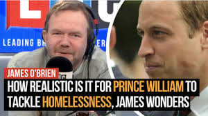 James O'Brien responds to Prince William's desire to end homelessness