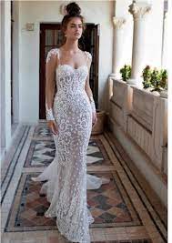 Berta Bridal White Mesh 19 09 Modern Wedding Dress Size 4 S In 2021 Wedding Dresses Miami Wedding Dress Sheer Wedding Dress