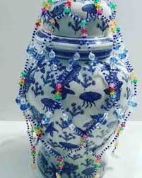 #orisha #orisa #orixa #olokum #olokun. Sonstige Tinaja De Olokun Potiche Azul Para Olocun Con Imagen Soperas Alta 18 Olk09img Sammeln Seltenes Subzy Mk