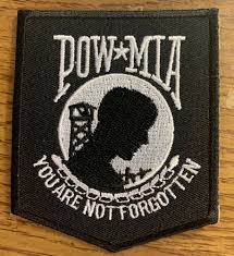 Pow Mia You Are Never Forgotten Military Motorcycle Biker Patch Cvma 5 5 Biker Vest Patches Pow Pow Mia