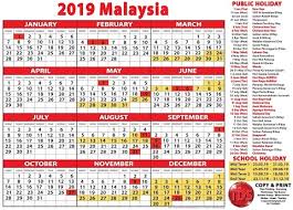 Untuk makluman anda, kini kalendar cuti umum dan cuti sekolah tahun 2019 di malaysia telah diumumkan. 2020 Viral