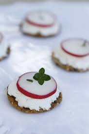 Eat Drink Garden Gluten Free Appetizer Mary S Gone Crackers Goat Cheese Radish Thyme Gluten Free Appetizers Allergen Free Recipes Entertaining Appetizers