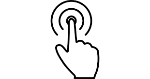 Hand Finger Pressing A Circular Ring Button Free Vector Icons Designed By Freepik Vector Icon Design Vector Icons Icon Design