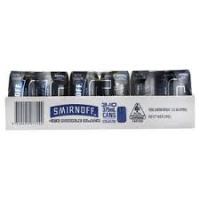 Originally smirnoff dbl black was 8% abv, now i don't know if they dropped it before the alcopop tax came into being, but it definitely fell more than.2 standard drinks per can/bottle. Smirnoff Ice Double Black Can 375ml Coles Online