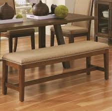 Choose from contactless same day delivery, drive up and more. Coaster Furniture Arcadia 105683 Industrial Upholstered Dining Bench With Nail Head Trim Del Sol Furniture Dining Benches