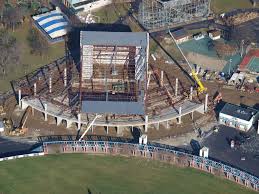 pnc pavilion being constructed in early 2008 pavilion