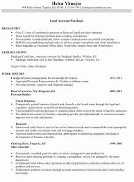 entry level paralegal resume new