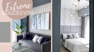 Room makeover, room tour, bedroom makeover, room transformation, bedroom transformation. Extreme Condo Makeover How To Design A 1 Bedroom Unit Aesthetic Room Makeover Stylized Suite Max Houzez
