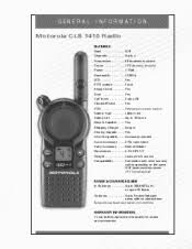Motorola 1410 Cls Uhf Manual