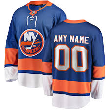 There are 357 islanders jersey for sale on etsy, and they. New York Islanders Fanatics Branded Youth Home Breakaway Custom Jersey Blue