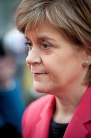 Nicola Sturgeon Centre Steven Paterson Snp Editorial Stock Photo