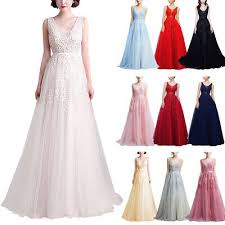 Stellen sie sicher, dass sie den richtigen dresscode befolgen. Damen Kleid Festliche Hochzeit Brautjungfer Cocktailkleid Langes Tull Abendkleid Eur 24 78 Picclick De