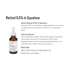 May cause redness, irritation and peeling. The Ordinary Retinol 0 2 In Squalane 30ml Reduce The Appearances Of Fine Lines Of Photo Damage And Of General Skin Ageing Amazon De Beauty