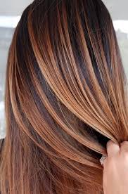 Girl's hair color totally changes when flipped. Trendy Fall And Winter Hair Color Ideas