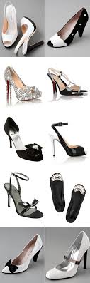 Beautiful Black And White Wedding Shoes Junebug Weddings White Wedding Shoes Black And White Shoes White Dress Shoes