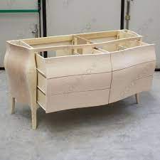 Mobile Bagno Grezzo Con 6 Cassetti Scorrevoli Su Guide In Legno Mobili Mobile Bagno Mobile
