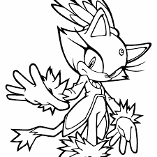 All coloring pages » cartoon » sonic the hedgehog » blaze hugs silver Blaze The Cat Coloring Page Coloring Pages 4 U