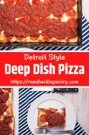 Detroit Style Pizza Recipe Recipes Detroit Style Pizza Recipe Pizza Recipes