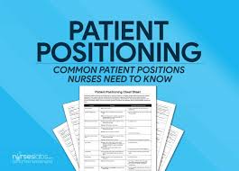 Patient Positioning Nursing Cheat Sheet For Nclex Nurseslabs