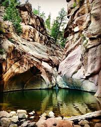 Nov 17, 2020 · the city of colorado springs, a popular resort both in summer and in winter, lies on the eastern slope of the front range of the rocky mountains at the base of pikes peak. Paradise Cove Is A Little Oasis Located West Of Colorado Springs This Deep Swimming Hole Is Fed By Colorado Springs Hikes Paradise Cove Colorado Paradise Cove