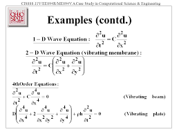 First order differential equationseuler's method: Cis888 11v Ee894r Me894v A Case Study In Computational Science Engineering Partial Differential Equations Background Physical Problems Are Governed Ppt Download