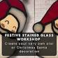 Stained Glass Workshop: Christmas Santa Ornament event image
