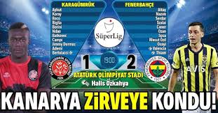 Haftasında fatih karagümrük ile fenerbahçe karşı karşıya geldi. Fenerbahce Karagumruk Engelini 2 Golle Gecti Fatih Karagumruk 1 2 Fenerbahce Mac Sonu Ozet Takvim
