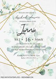 Greenery Eucalyptus Invitation Templates Editable With Ms Word Free Printable Baby Shower Invitations Printable Baby Shower Invitations Invitation Template