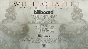 whitechapel lands on international charts for new album