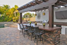 The outdoor kitchen design varies greatly whatever the scenery, your meals will have an unforgettable flavour and taste. Elite Landscape Concrete Outdoor Kitchen Bbq Island Corona Riverside Eastvale Lake Elsinore Elite Landscape Concrete