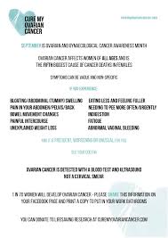 Examples of blood tests used to diagnose cancer include: September Is Ovarian Cancer Month Europe