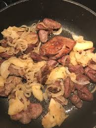 Gebratene Entenleber Und Entenherzen Mit Apfel Und Zwiebelringen Von Flugdino Chefkoch Rezept Entenleber Rezepte Beliebte Rezepte