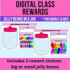 Digital Jelly Bean Jar Reward Class Student Tracker Incentive Google Apps In 2020 Student Incentives Classroom Behavior Management Digital Classroom
