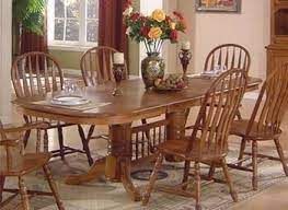 All of these elements are very solid and what is more, the chairs features soft seats for enhanced comfort. Feudal Oak Dining Room Set