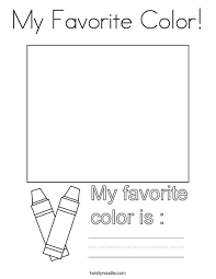 Printable all about me coloring pages worksheets maybe you also like coloring pages are funny for all ages kids to develop focus, motor skills, creativity and color recognition. My Favorite Color Coloring Page Twisty Noodle Color Activities For Toddlers Preschool Color Activities All About Me Preschool