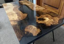 Smoky Oak Another Stunning Epoxy Coffee Table With Our Black Hairpin Legs Let Us Know If You Have Any Qu Resin And Wood Diy Epoxy Resin Table Hairpin Legs
