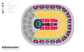 75 Prototypical Manchester Arena Seating Map